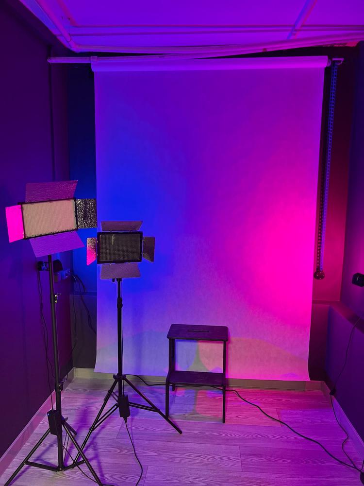 Фотозона для съёмки работ